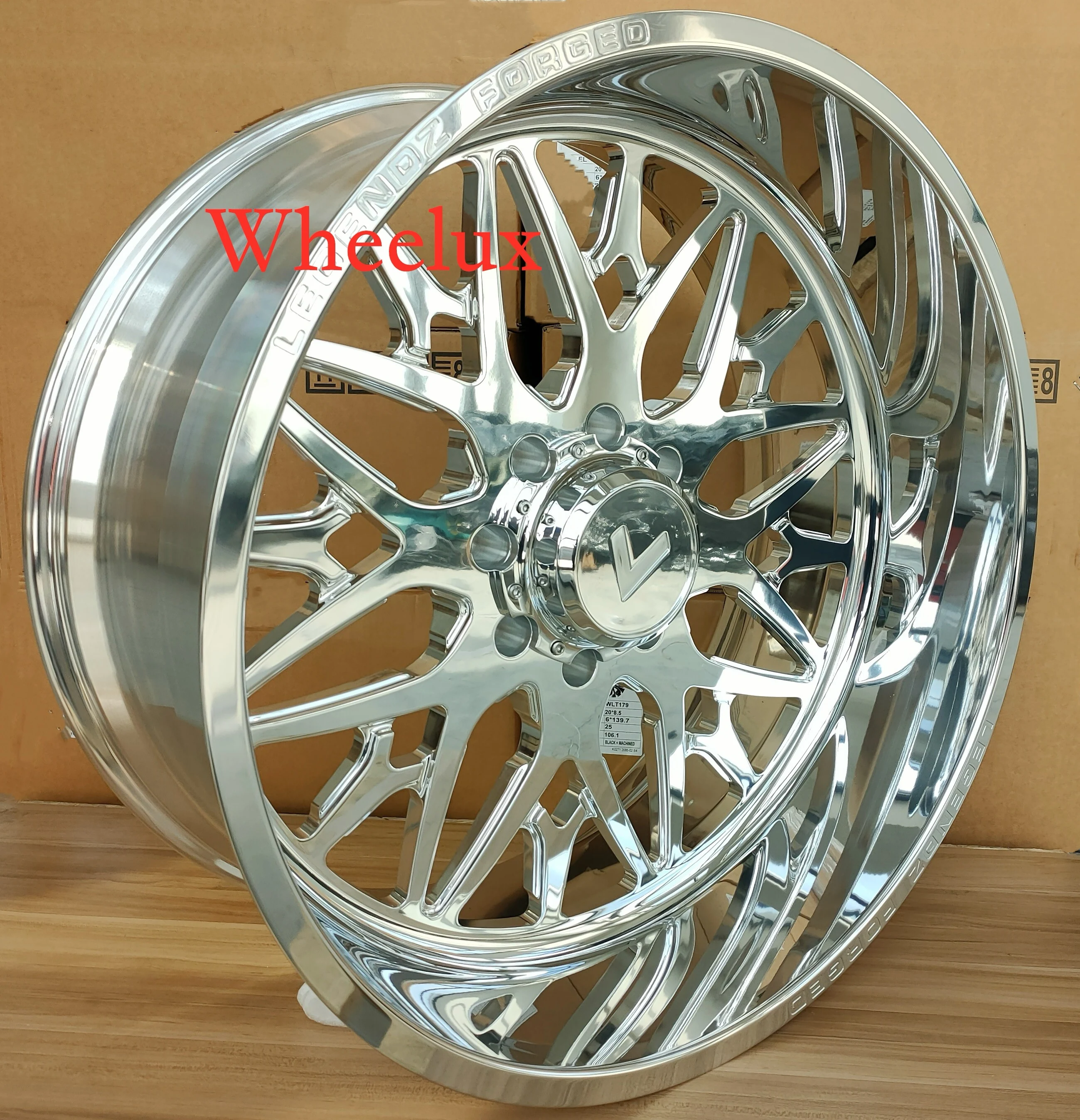 Forged Truck Dually Wheels Rims with 22x10 22x12 24x12 24x14 26x14 ...