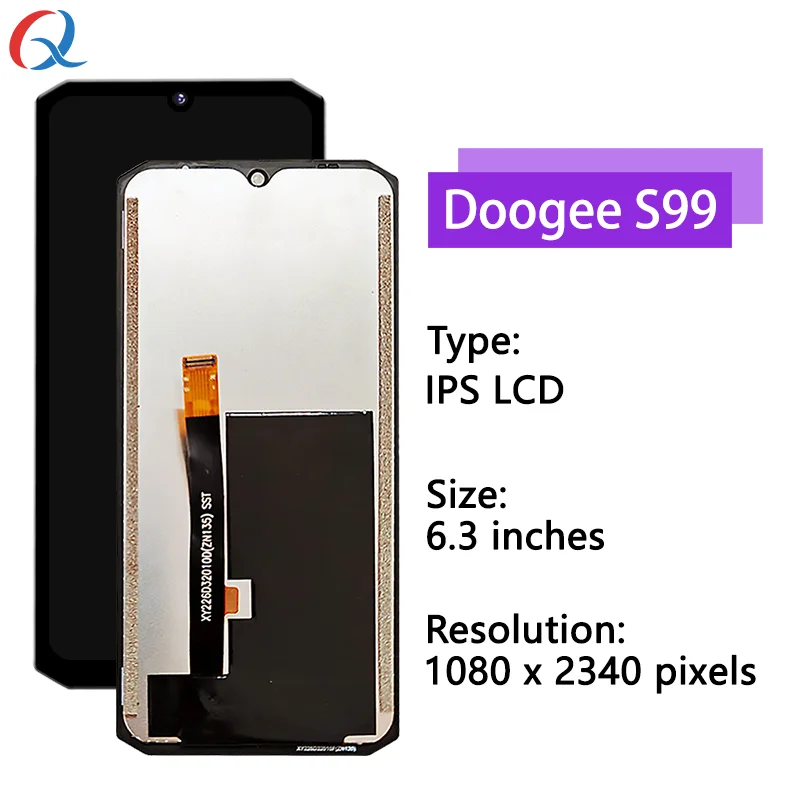 Doogee S99 Ersatzbildschirm Mit Werkzeug - Komplettset Für Displayreparatur
