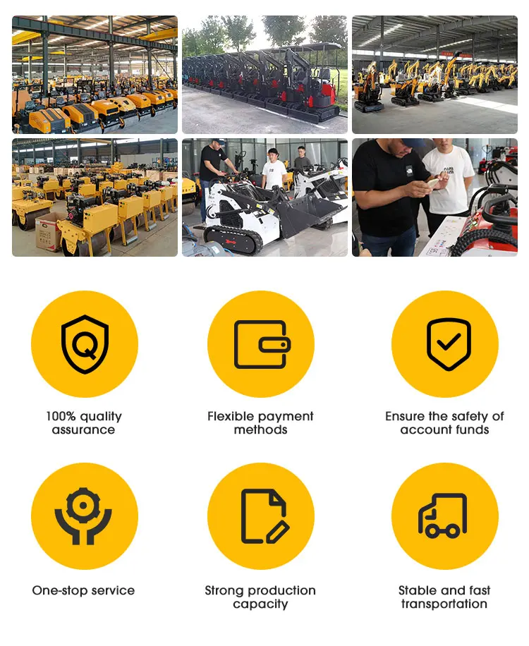High Efficiency Front Loader Tractor - Somate 690 Mini Skid Steer Loader