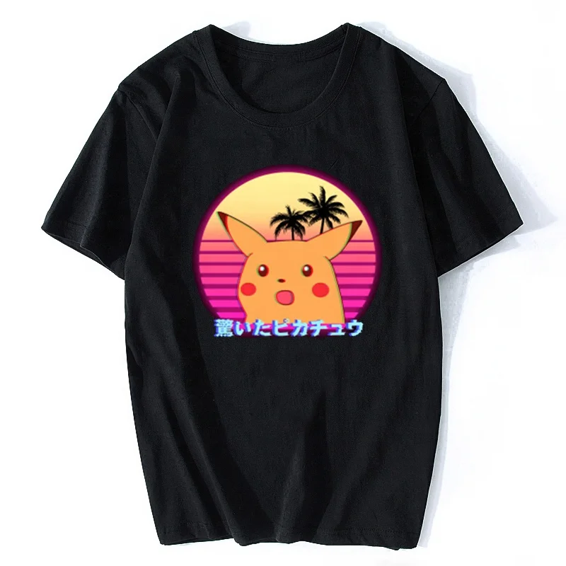 卸売驚きのピカチュウvaporwave印刷tシャツコットンメンズアニメルーズフィット美的漫画tシャツ Buy メンズtシャツ ヒップホップtシャツ 男性 Tシャツシャツ男性 Product On Alibaba Com