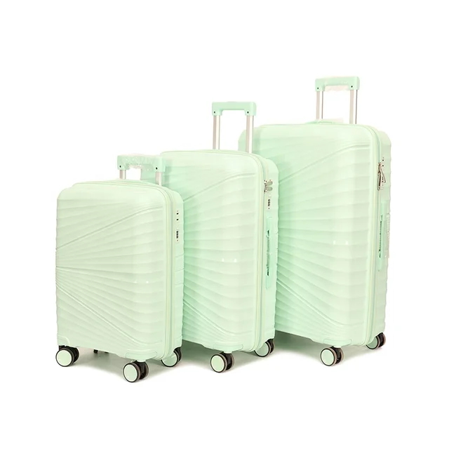 PP suitcases wheel luggage 3 pieces eminent suitcase luggage box Luggage Sets