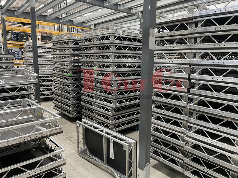4ftx8ft Aluminum Mobile Stage Platform Concert Event Wedding Truss Stage Structure Aluminum Litedeck Stage