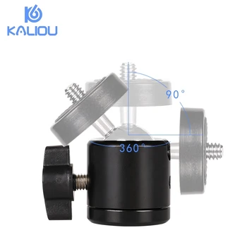 Professional Mount Tripod 360 Degre Swivel 1/4" Screw Mini Ball Head Adapter for DSLR Camera Go Pro detail image