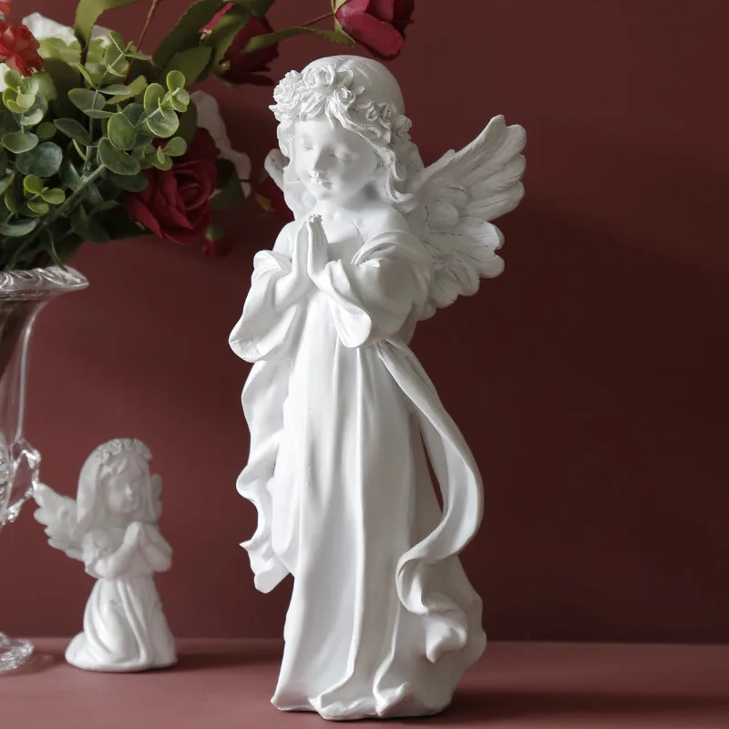 Cheap Mini Resin Praying Angel Figurine