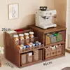 Coffee rack and coffee color board