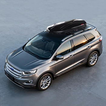 Car Roof Luggage Box 750L Double Side Opening Waterproof Durable Storage for Self Drive Camping Easy Installation for Ford Fdge