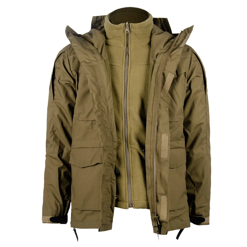 Outdoor Custom 3 in 1 Tactical Sports Waterproof Winter Man Jacket