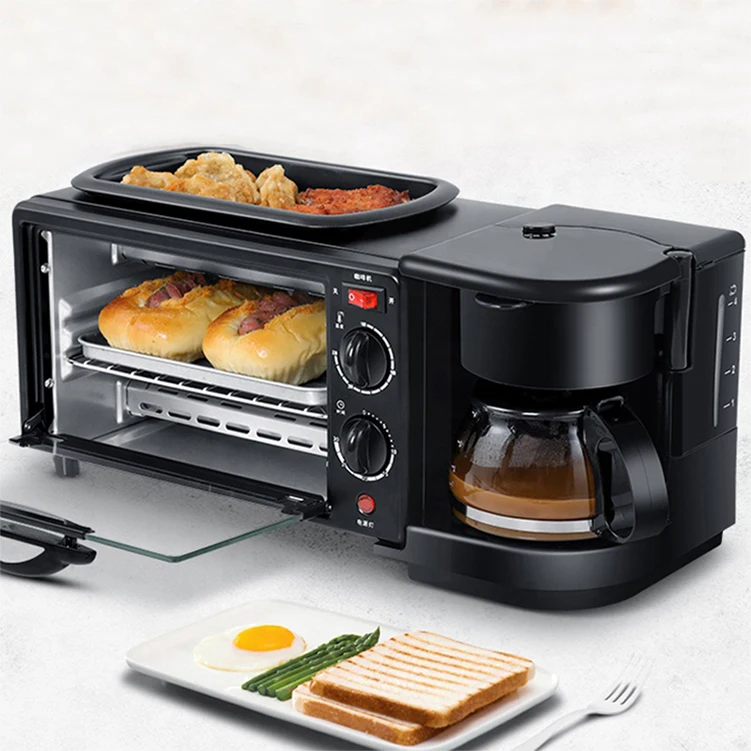 3 in 1 Breakfast Maker Machine Oven Breakfast Machine 3 Ln 1