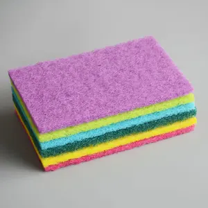 Private Label Kitchen Products Ecofriendly Cleaning Product Cleaning Materials for Washing Cute Scouring Pad