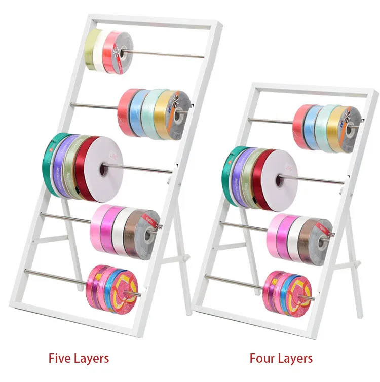 New Wrought Iron Ribbon Rack Arranges And Stores Display Rack Flower