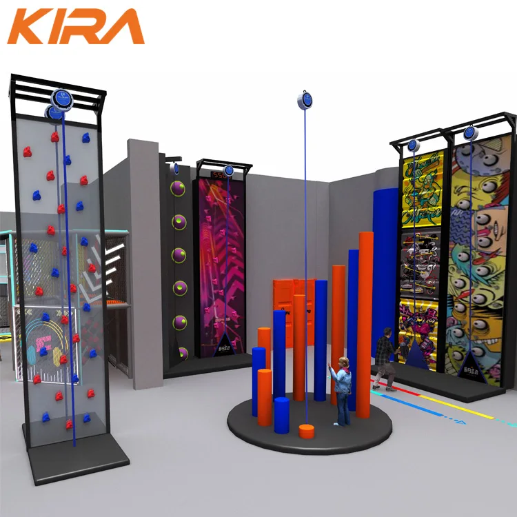 Children Attractive Climbing Holds Professional Indoor Rock Climbing