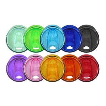 US warehouse mixed 10 colors 20 ounce skinny 20 oz tumbler replacement lids water proof plastic colorful lids 40pcs/case