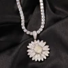 Silver+tennis chain