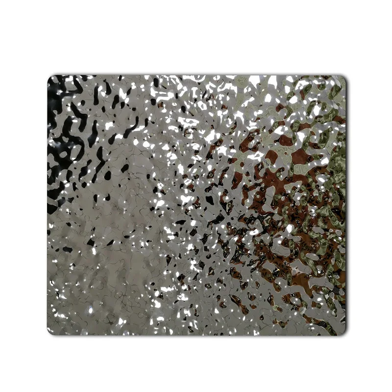 Water Ripple Stainless Steel - Embossed Panels for Decor