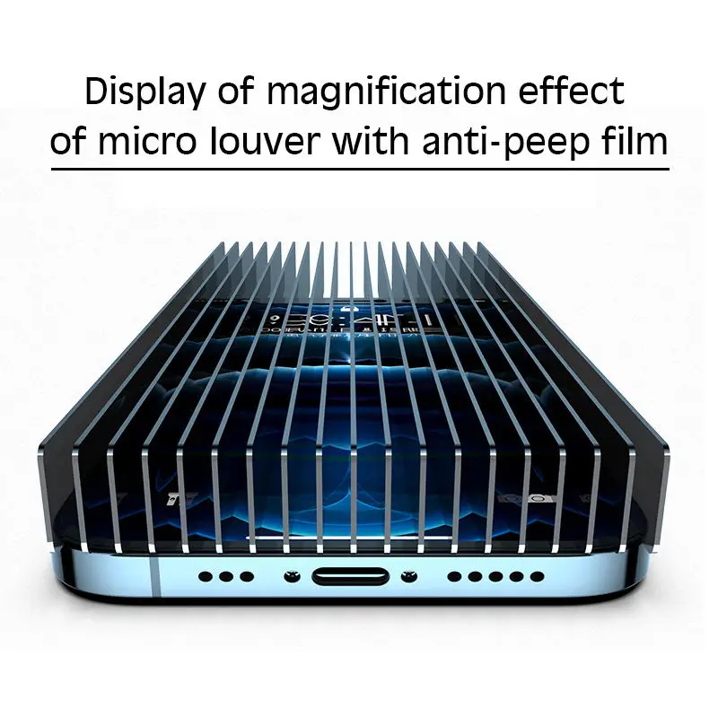Automatic Dust Free Antispy Screen Protectors Tempered Glass Privacy