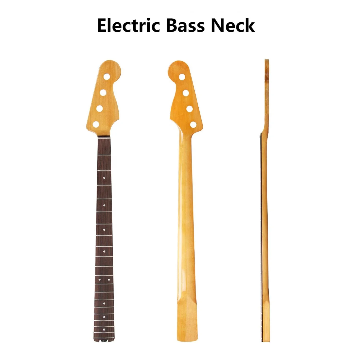 4弦20フレットエレクトリックベースギターネック ローズウッド指板