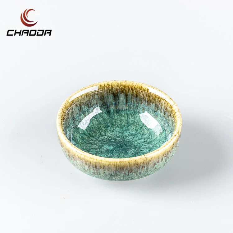 4 Inch Matte Color Glaze Rice Bowl Ceramic Bowl Gift Set Porcelain Soup Bowl for Party