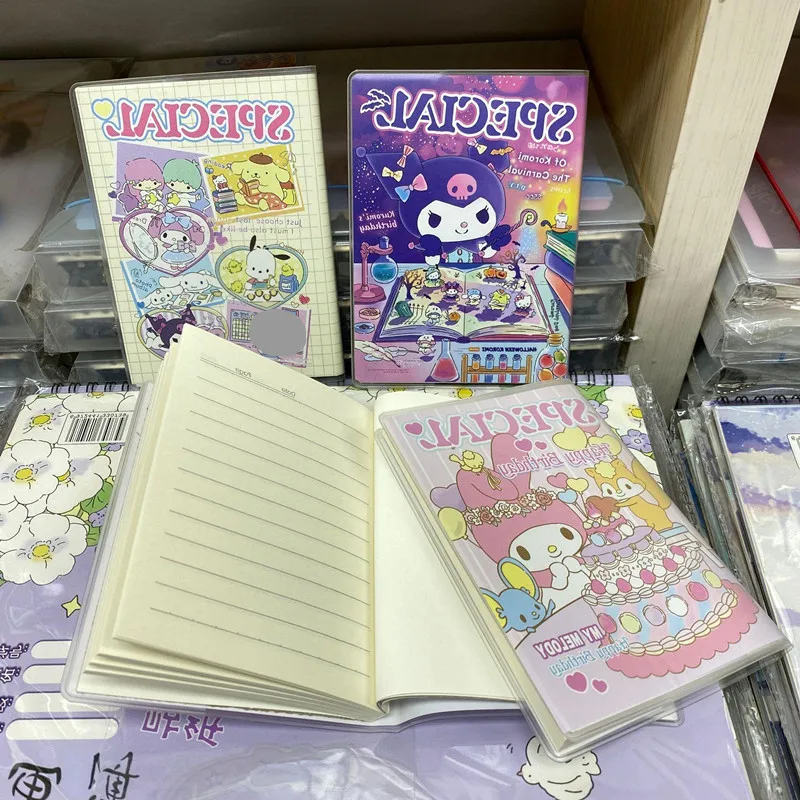 Rio Note Book San-rio Kuromi Mymelody Cinnamoroll Pochacco Pompompurin ...