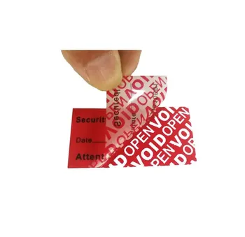 Custom Printed Security Seal Void Stickers Warranty Void If Seal Broken ...
