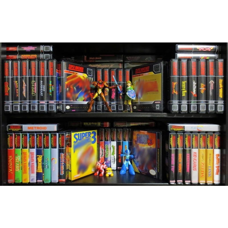 Neogeo Shockbox Replacement Case with Cover Art – Multicolor