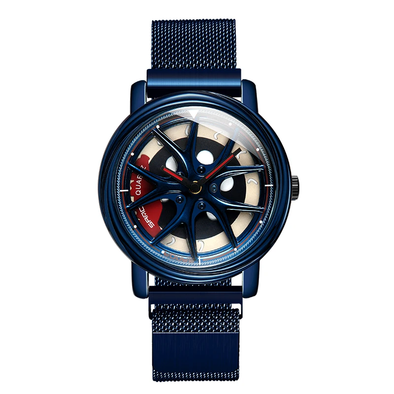NIBOSI 2020 New Custom Design Car Rim Hub Men Watches Top Luxury Waterproof Sport Quartz Watch Men Fashion Relogio Masculino 6 O