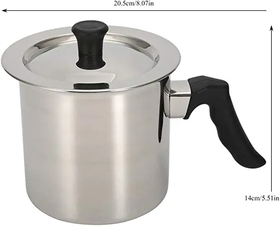 Factory Hot Sales Belly Shape Stainless Steel Double Wall Cooking Pot Whistling Milk Boiling Pot