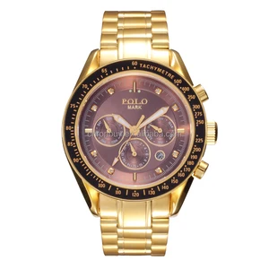 High Quality Men's Automatic Mechanical Watch Triple Chronograph Business Sport Style Multifunction Design Sapphire Crystal 22mm