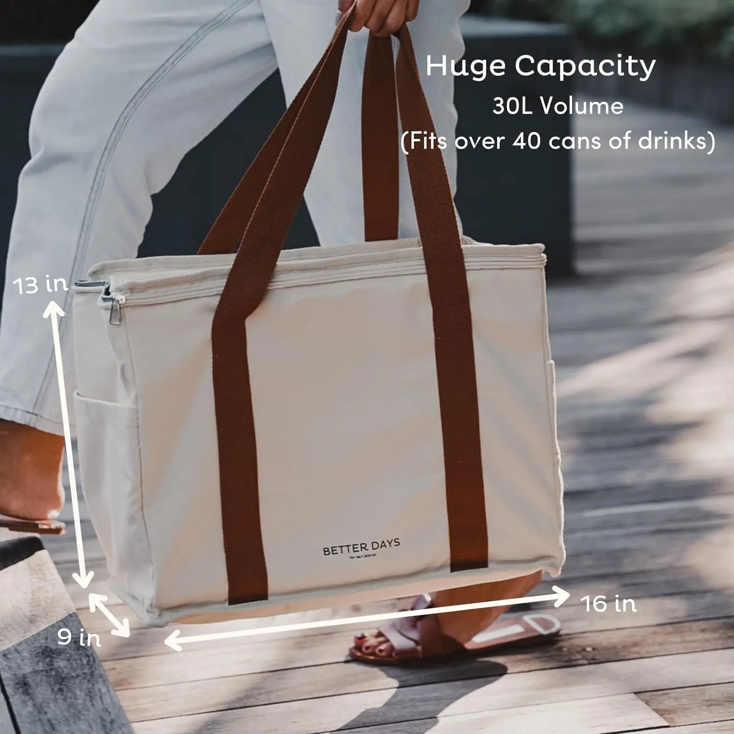 New Food Delivery Thermal Insulation Insulated Soft Cooler Food Bag for Picnic Beach manufacture