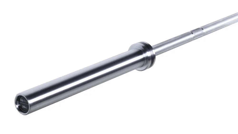 2.2m 20kg Stainless Steel Barbell Bar Weighted Total Body Bar Home