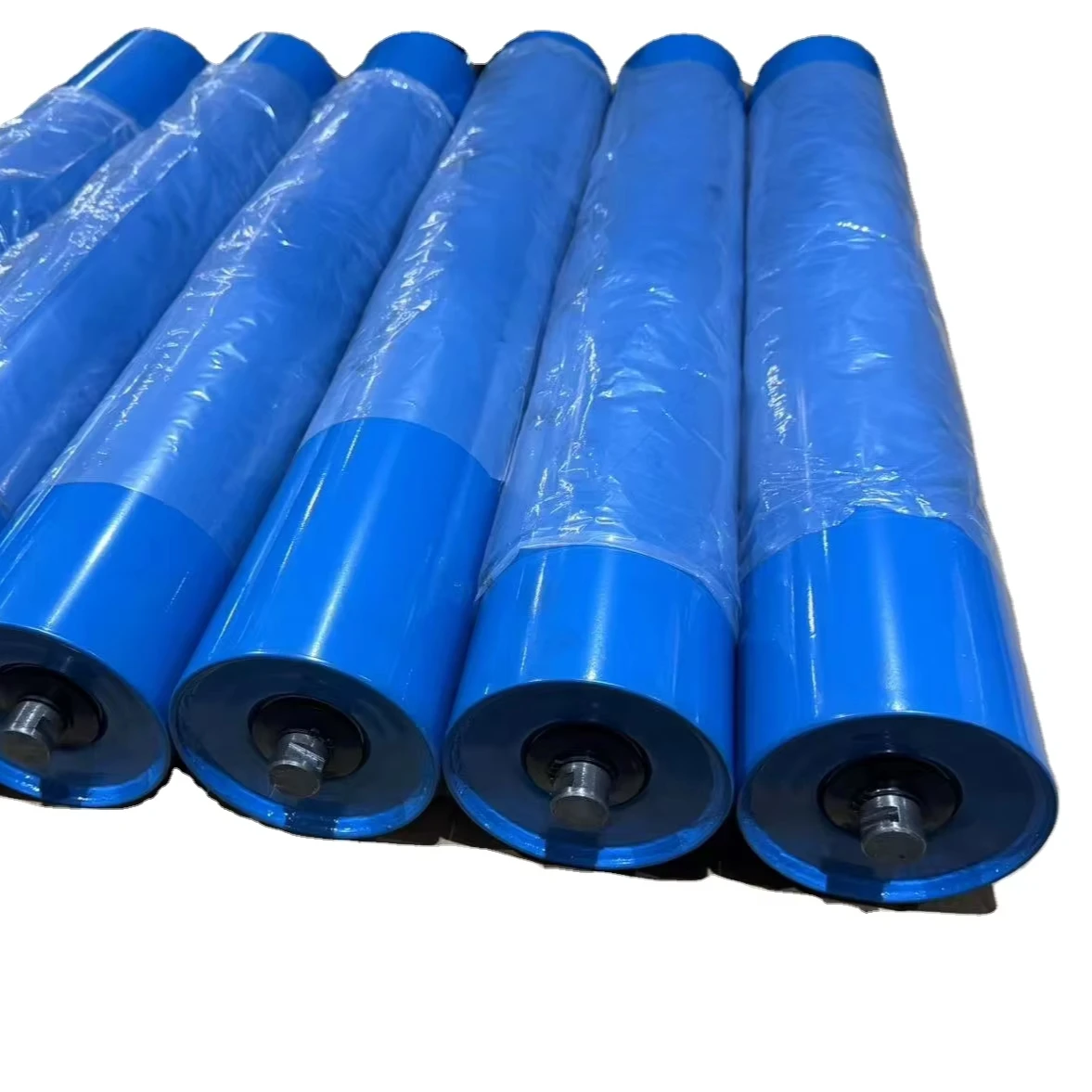 SANS1313 South Africa Standard  Heavy Duty Popular Conveyor Roller Dia 127mm Blue Color