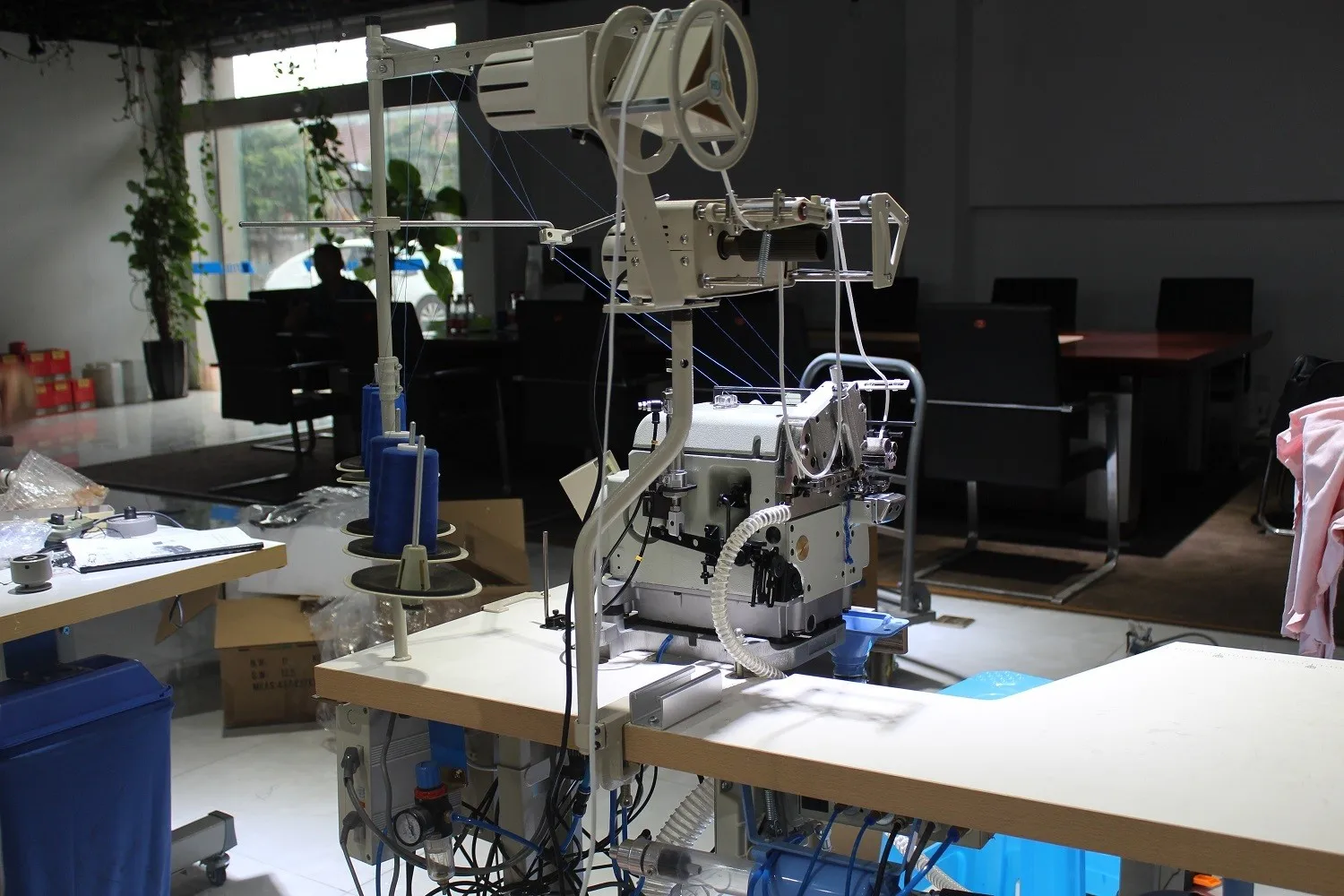 Computerized Automatic Elastic Attaching Machine Small Cylinderbed