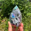 Piedra de palma de esfalerita Aura