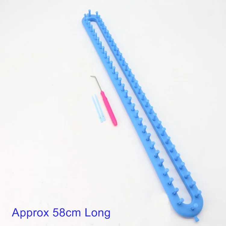 Wholesale Plastic Rectangular Craft Tool Knitter Knitting Loom Set for Hat Scarf Shawl Sweater Sock Blankets