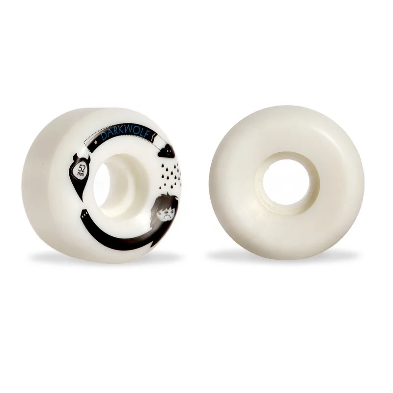 DARKWOLF 55D 52mm Polyurethane Skateboard Wheels - Custom Print
