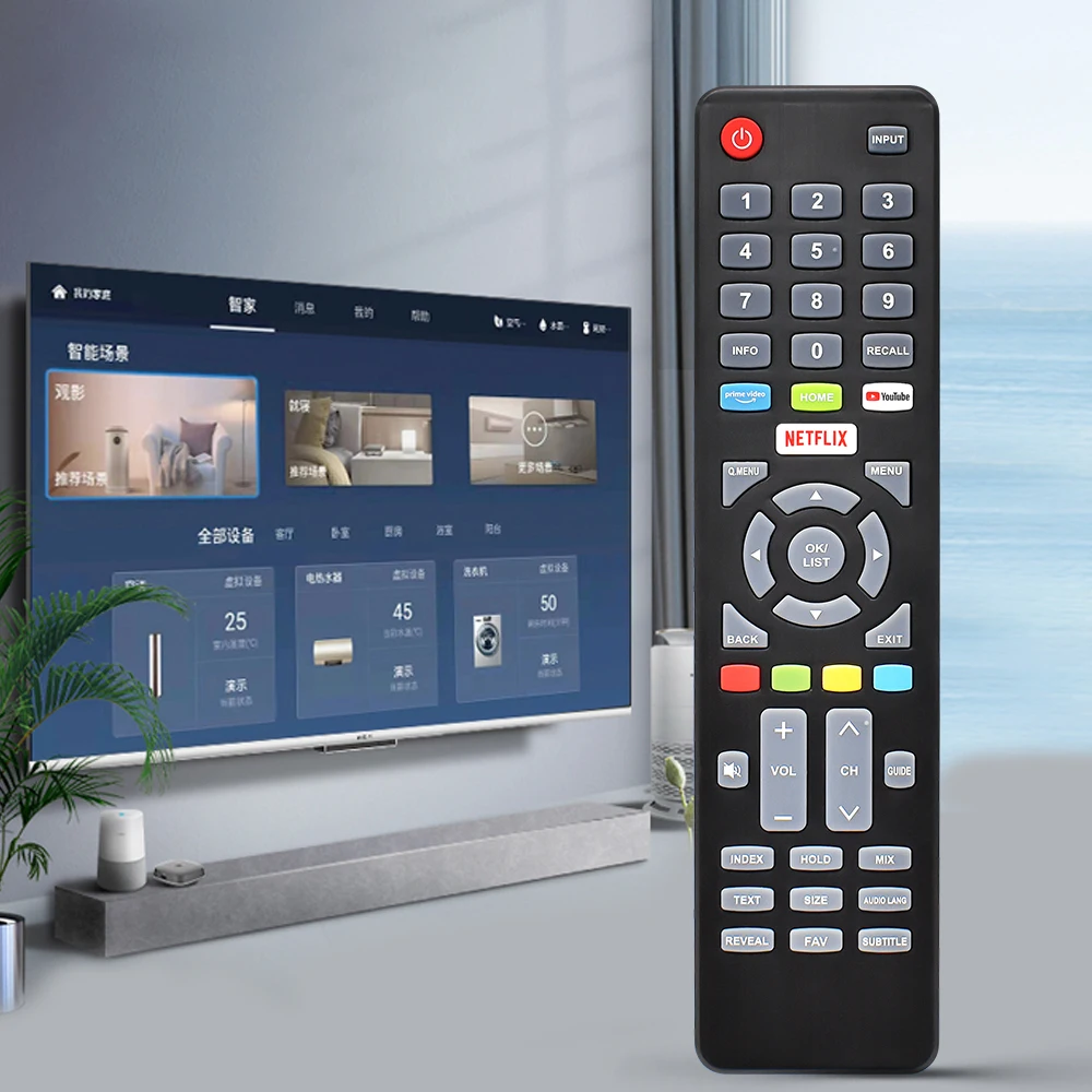 Modern Design Smart Infrared Rc Remote Control for Colorview Dual Honest Kernig Aeon Neon Banana Intec Prima Tv Remote