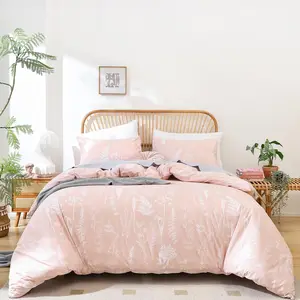 3pc Comforter Set - Print Comforter with Two Shams