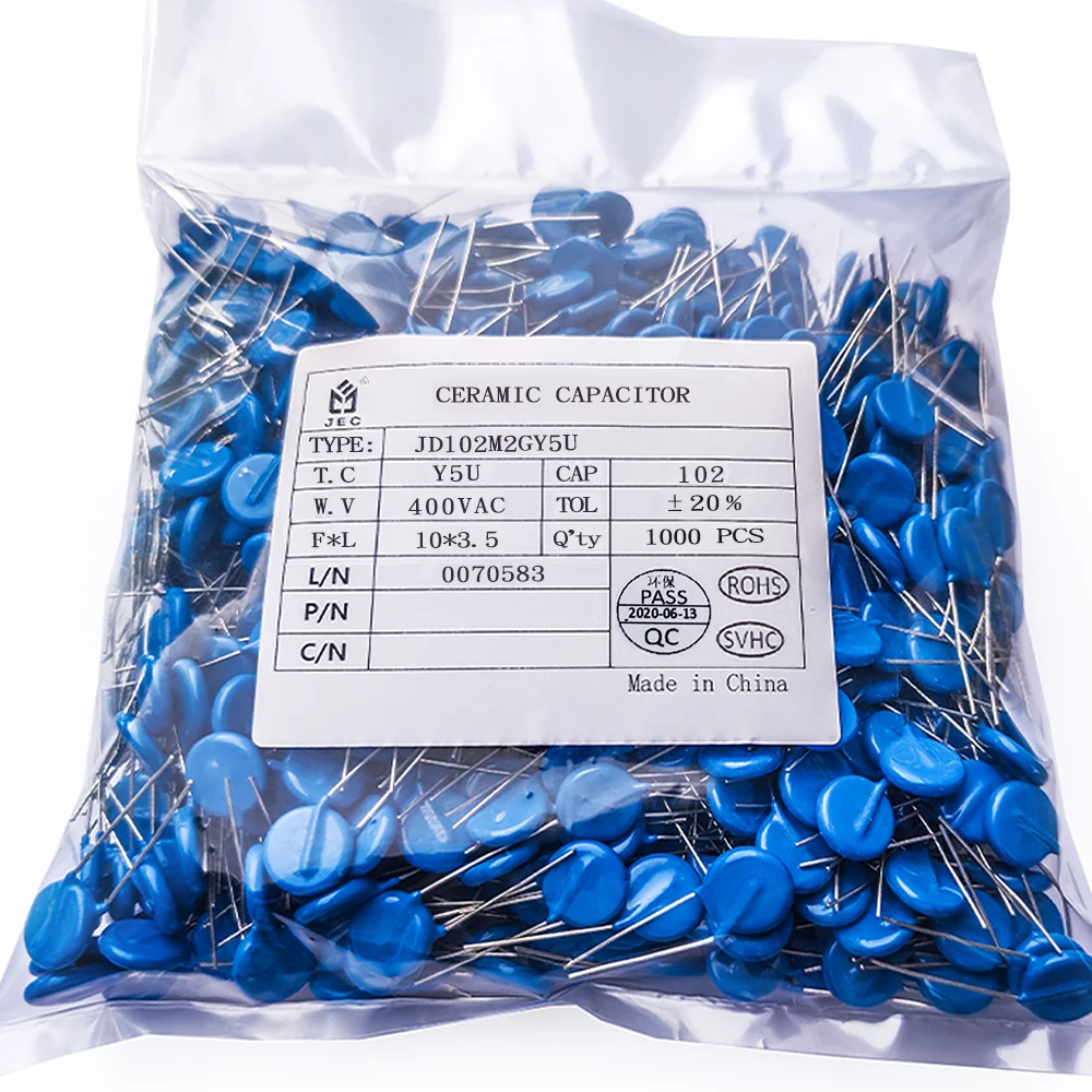 Bypassing Decoupling 500V Ceramic Capacitor High Voltage Safety Capacitor Y1 222M