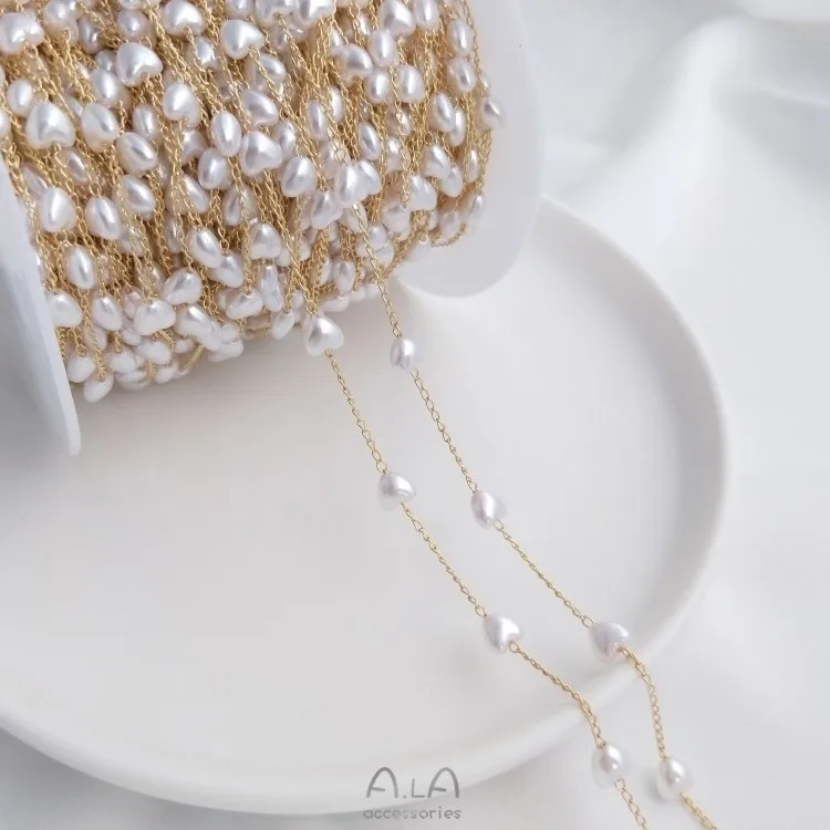 Wholesale Diy Handmade Chain Necklace Loose Chain 14k Gold Plating