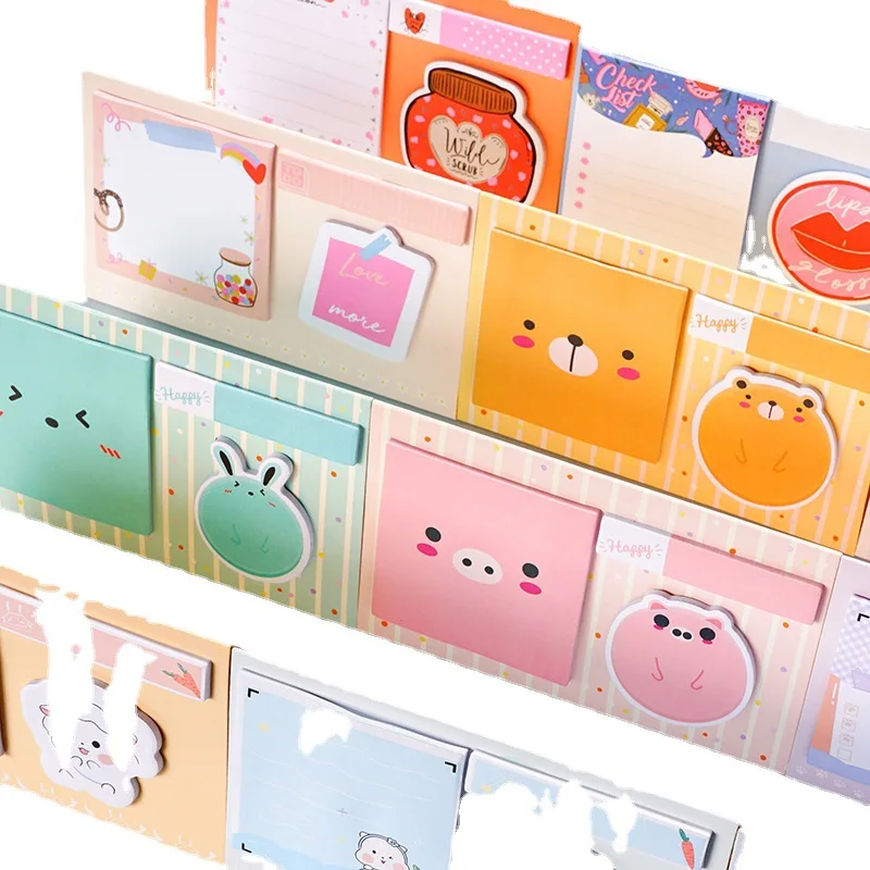 Cute Cartoon Desk Calendar Stickers Creative Students Mark Messages ...