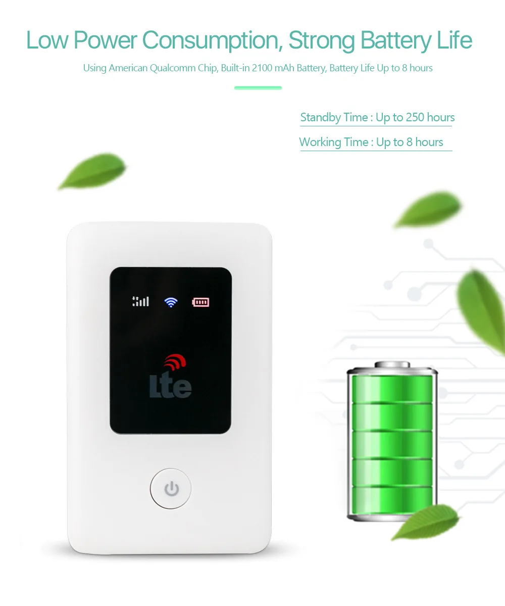 OEM Lock Frequency Bands Plug N Play Sim Slot 4G LTE Wifi Routers Portable Mobile Wifi Hotspot
