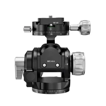 BFC-01A Tripod Panoramic Gear Head, Precise Panorama Tripod Head for DSLR Mirrorless Cameras, Equipped with Quick Release Plate