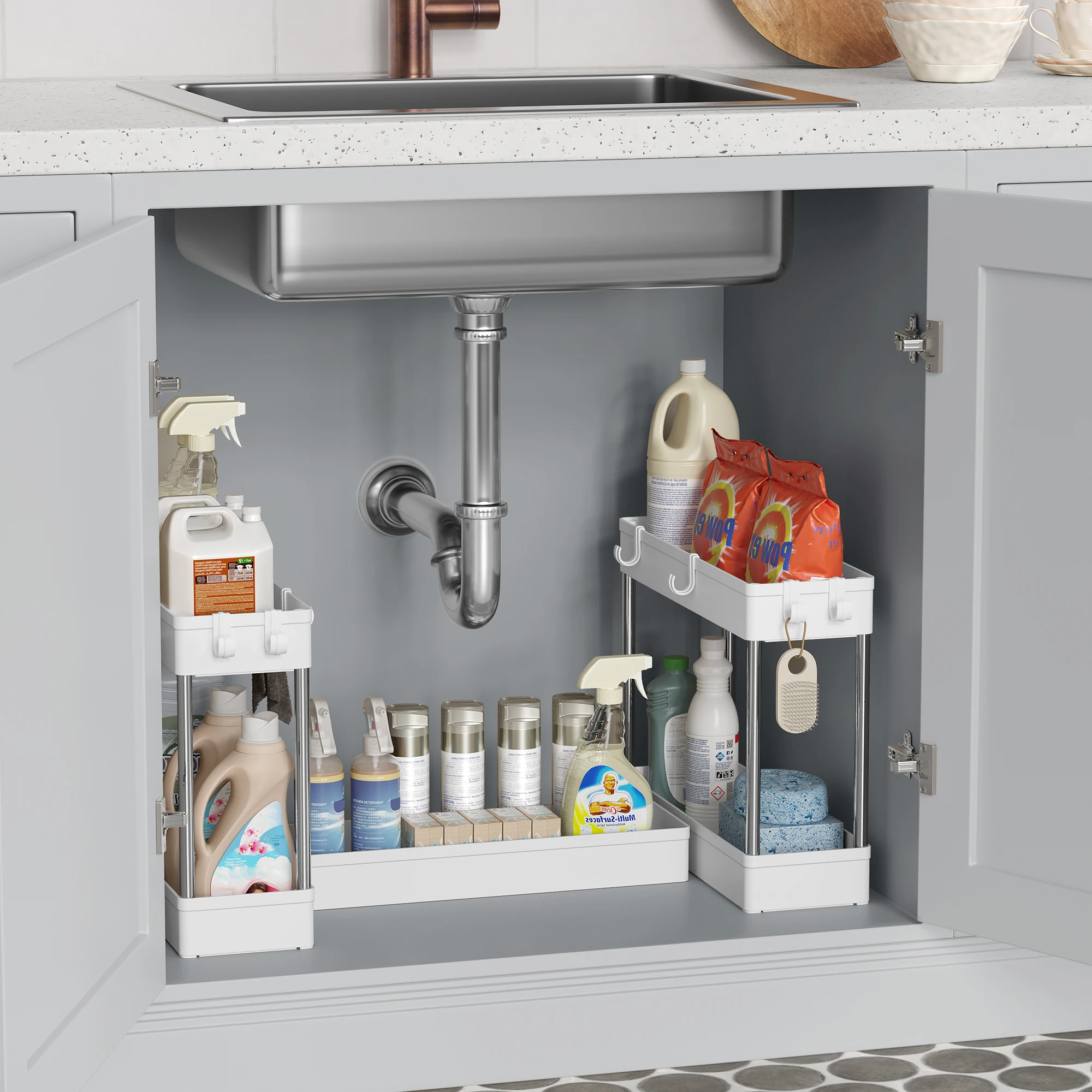 songmics under bathroom sink storage spice