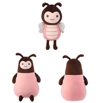 Children Birthday Gift Soft Doll Stuffed Toys Customized Pink and Yellow Animals Plush Stuffed Toy