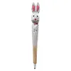 Long-eared white rabbit
