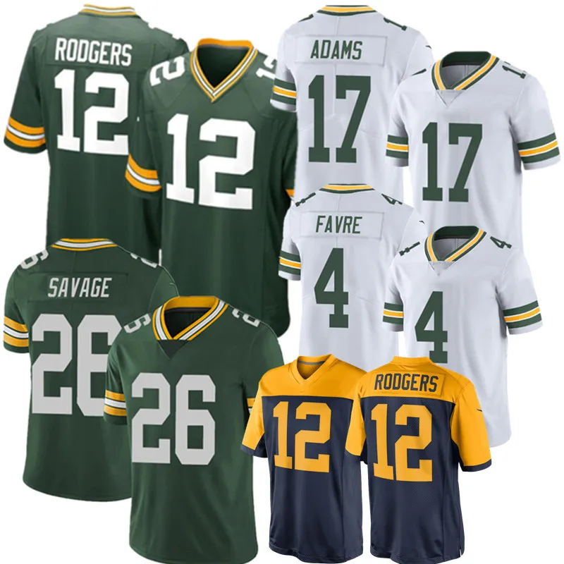 Source 12 Aaron Rodgers jersey 17 Davante 26 Darnell Savage 4 Brett Favre  33 Aaron Jones Football jerseys 37#Jackson 69#BAKHTIARI on m.alibaba.com