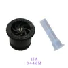 black 15A  ( radius 3.4-4.6 M)
