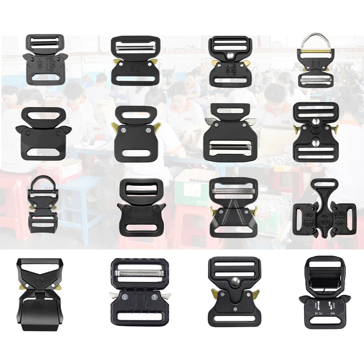 27mm Metal Adjustable Slide Buckles Tactical Heavy Duty Belt Buckle 1inch  Quick Release Buckle Replacement