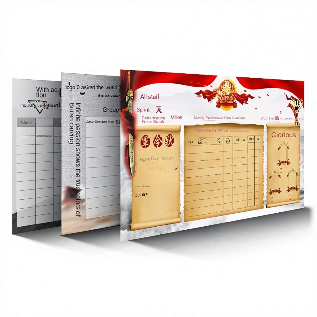Magnetic Culture Wall Whiteboard Standard Single-sided Company Publicity Bulletin Board Performance Customizable Content Party