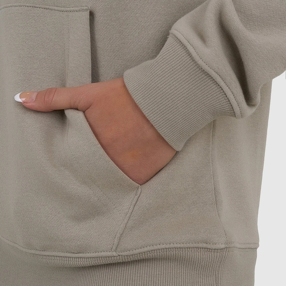 JL0509A Oversized Men Crew Neck Sweatshirt Thick Cotton Jumpers Unisex Plain Men’s Crewneck Sweatshirt With Pockets