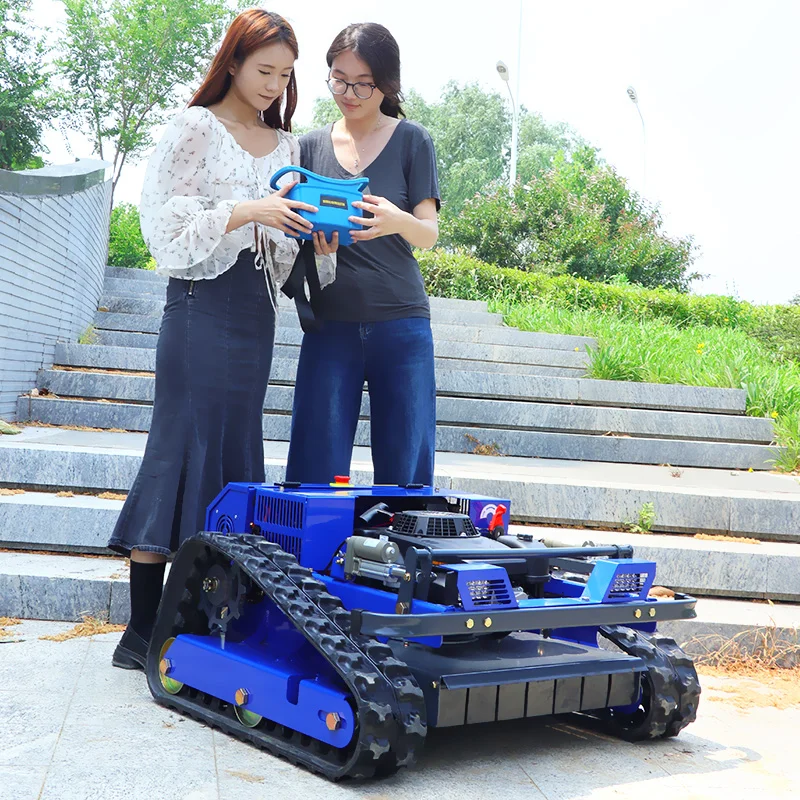 AWY-550リモート制御式草刈り機 - 20～150mmの切断高さと遠隔操作機能